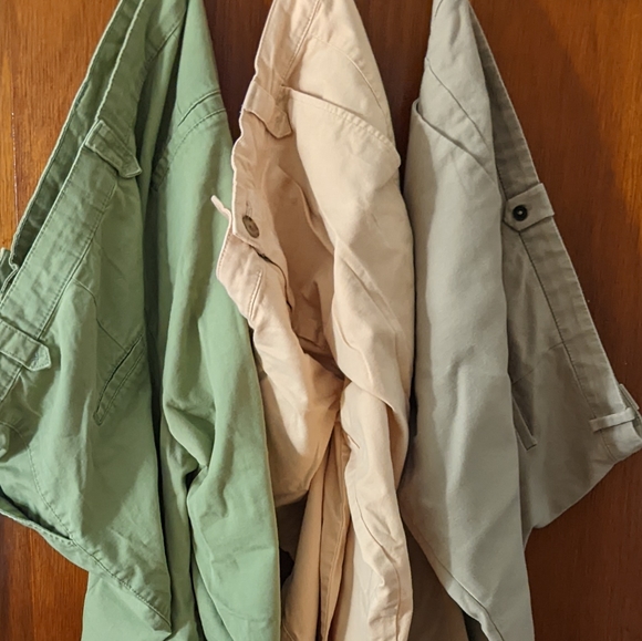 Bundle of 3 Zara women's chino khaki pants - Picture 11 of 11